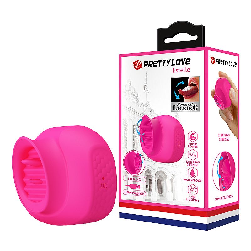 Vibrador de clitóris Estelle Pretty Love com 12 modos de vibração em silicone