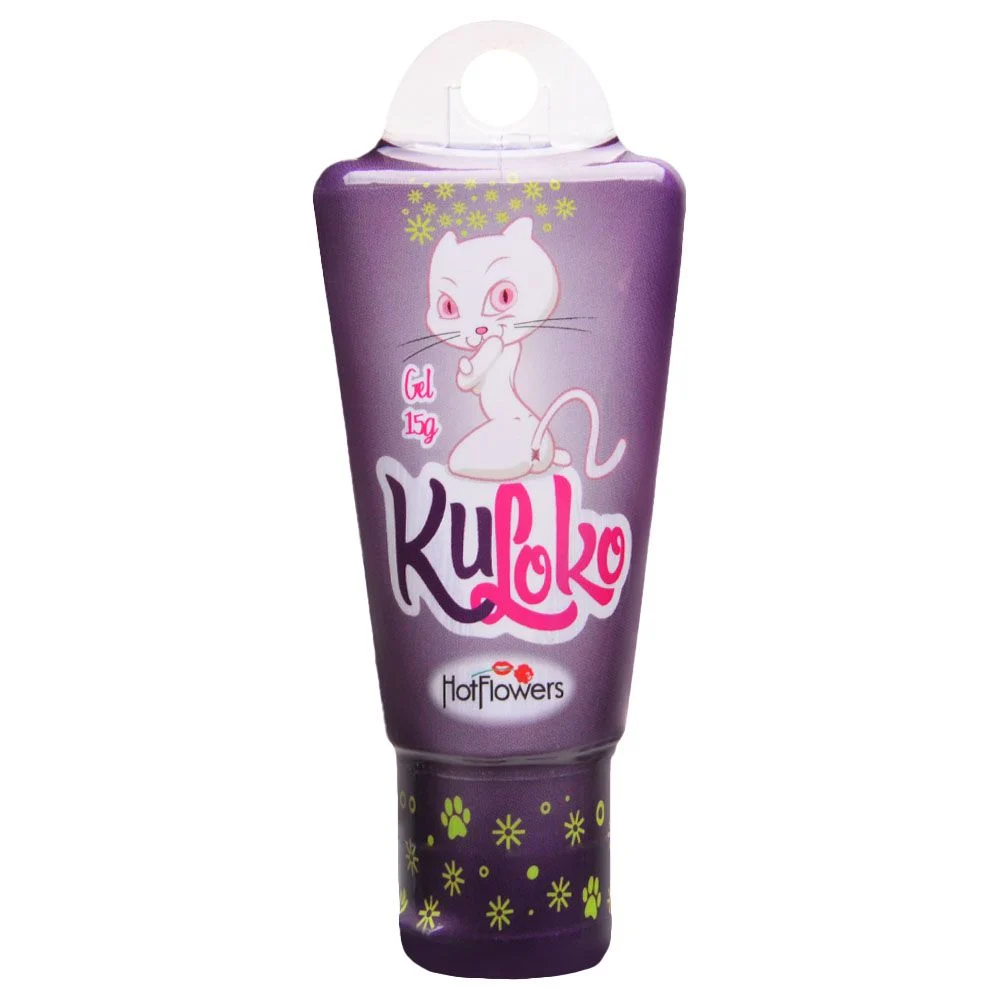 Excitante Anal Gel Kuloko 15g Hot Flowers tripla ação prazer