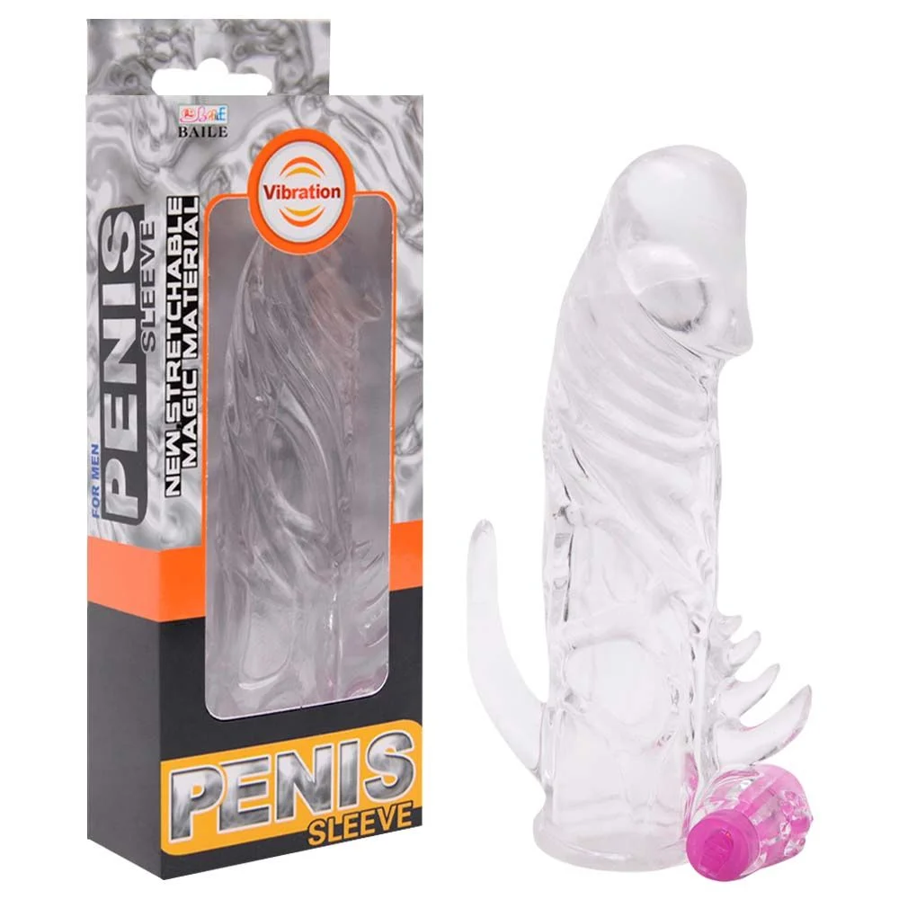 Capa Peniana Com Cápsula Vibratória Sleeve