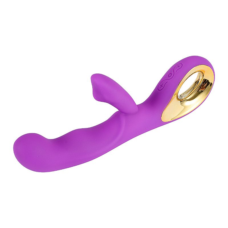 Vibrador Duplo Delight Roxo SI - Estimulação de Ponto G e Clitóris com 10 Vibrações - Imagem 2
