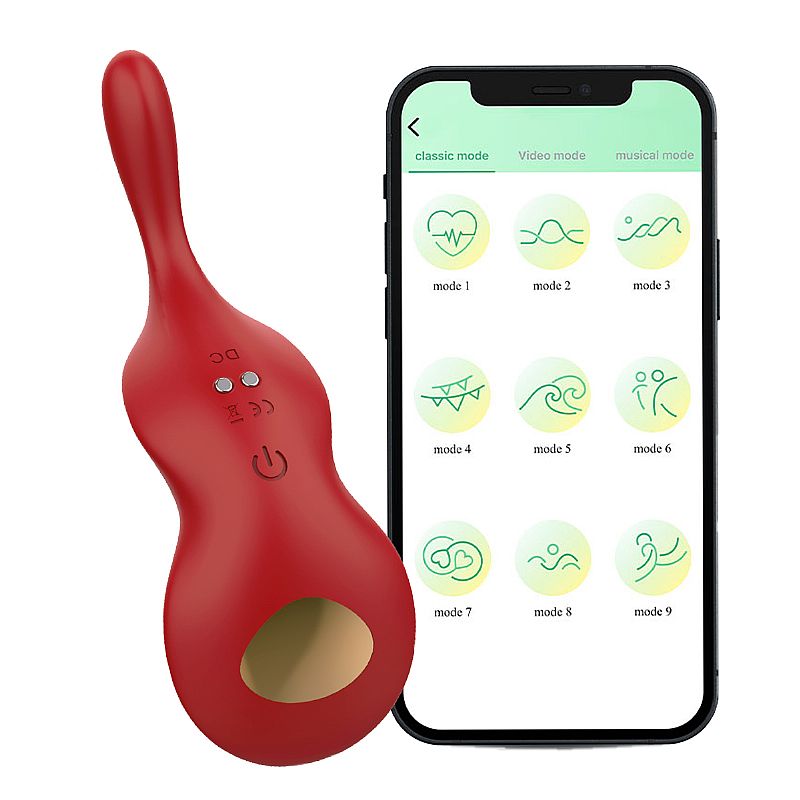 Vibrador de Calcinha Roxo via APP, 9 Modos de Vibração, Controle por Smartphone, Recarregável - Déli - SI - Imagem 3