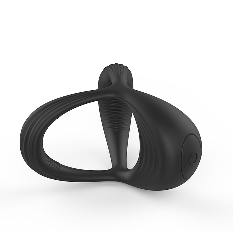 Anel Peniano Duplo com Vibrador e Estimulador Clitoriano - SI - Imagem 4