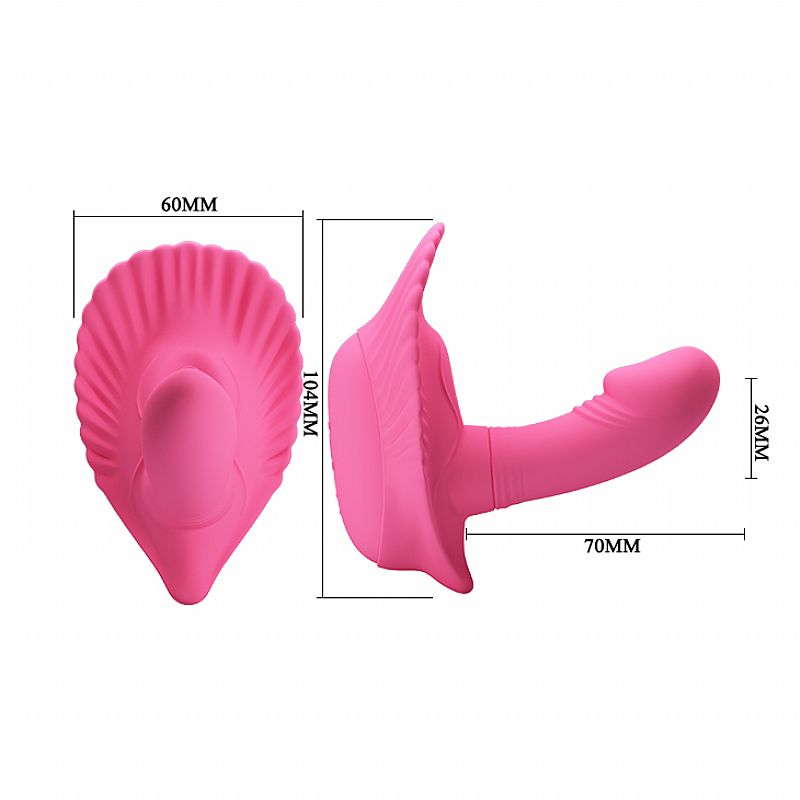 Massageador Fancy Clamshell Pretty Love: Interação App e Dupla Estimulação - Imagem 5