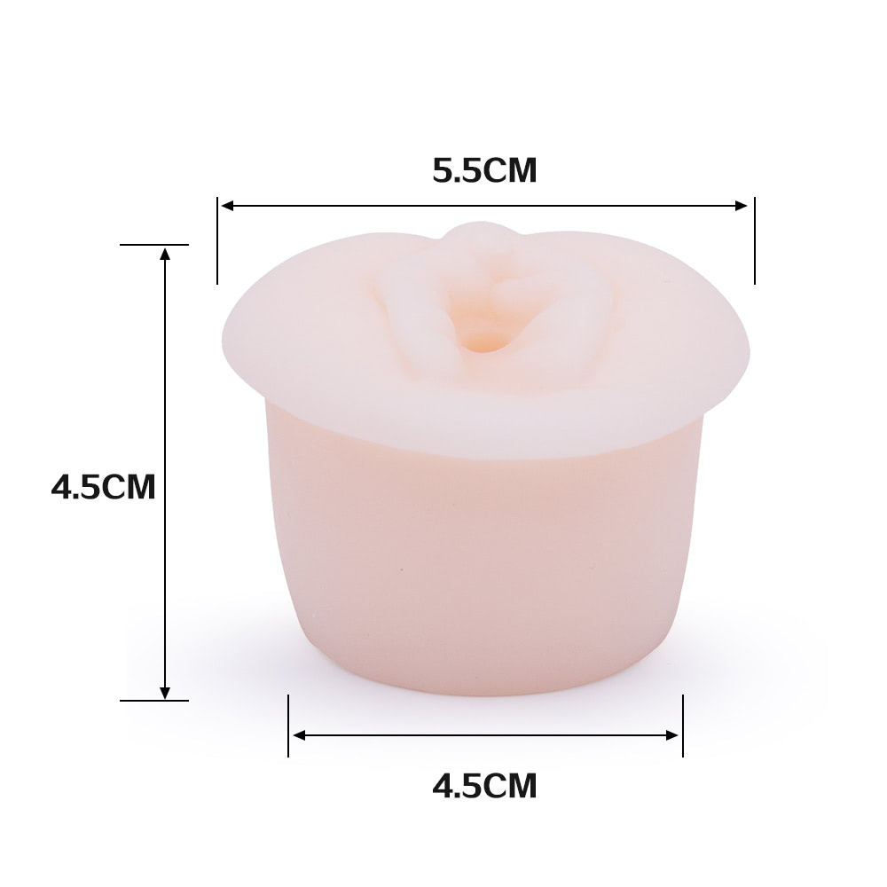 Bomba Peniana Manual com 3 Anéis de Silicone e Forma de Vagina - Imagem 5