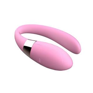 Vibrador de Casal Crypl 7 Vibrações Com Controle Remoto Rosa