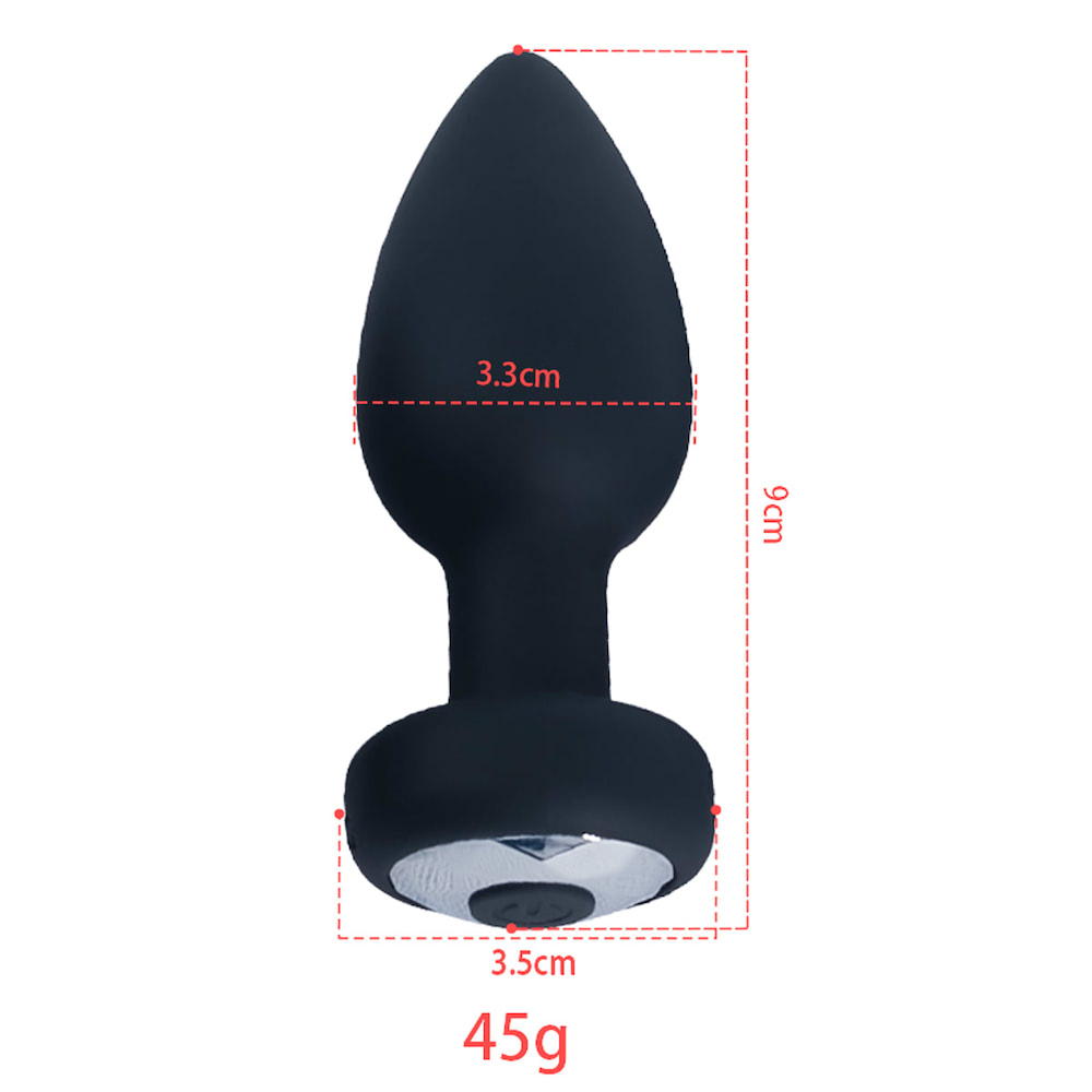 Plug Anal em Silicone com 10 Modos de Vibração e Controle Remoto sem Fio - Imagem 4