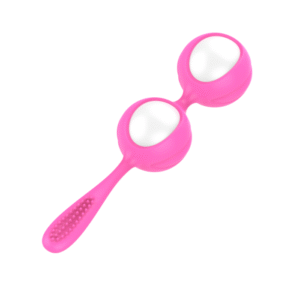 Bolas para Pompoarismo com Estimulador Clitoriano Silicone