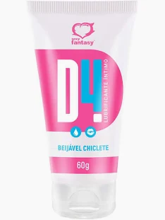 Lubrificante Íntimo Beijável Chiclete D4 60g Sexy Fantasy