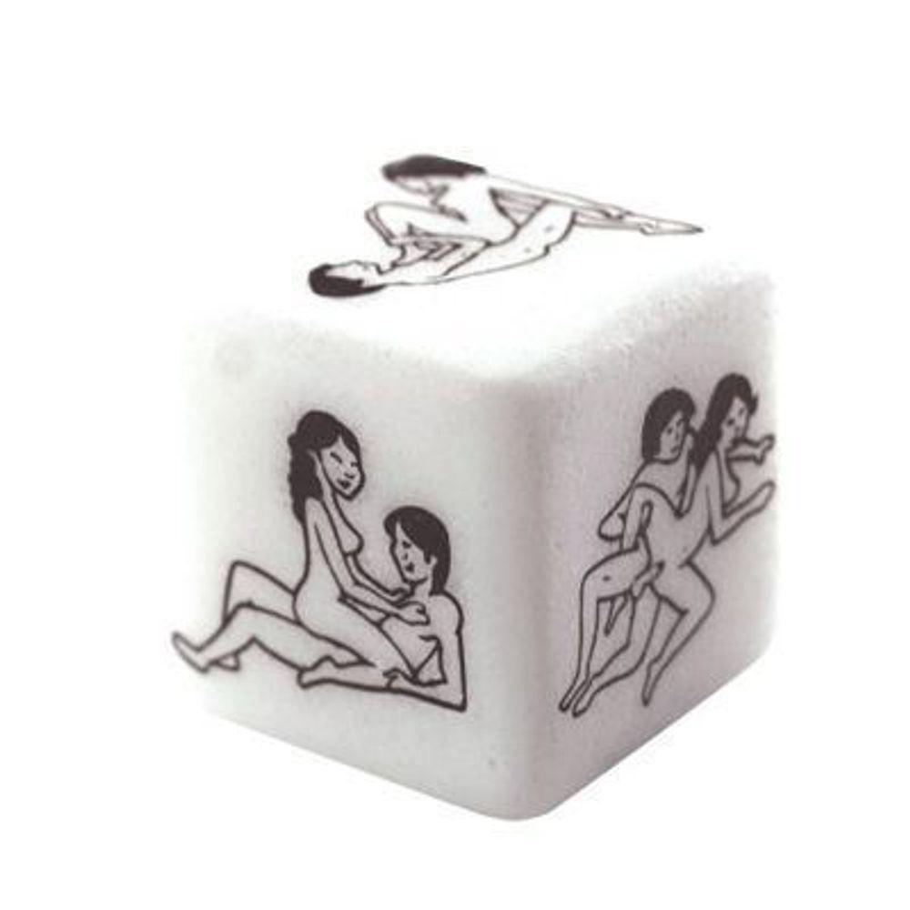 Dado com posições para casal hétero – jogo erótico com 6 posições