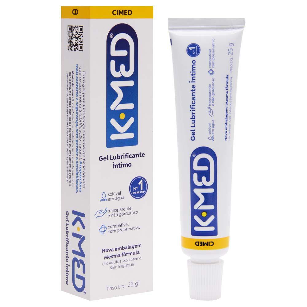 Lubrificante Íntimo Neutro K-Med Gel 25G Cimed - Conforto Natural e Seguro