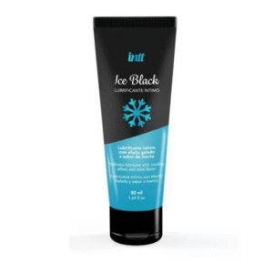 Lubrificante Efeito Gelado Ice Black Sabor Menta 50ml Intt
