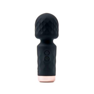 Mini Varinha Mágica Hero Preta Recarregável USB 10 Vibrações