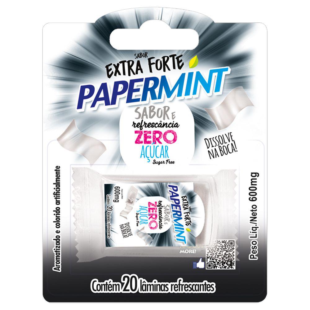 Lâminas Refrescantes Hálito Papermint 20 Unidades Danilla