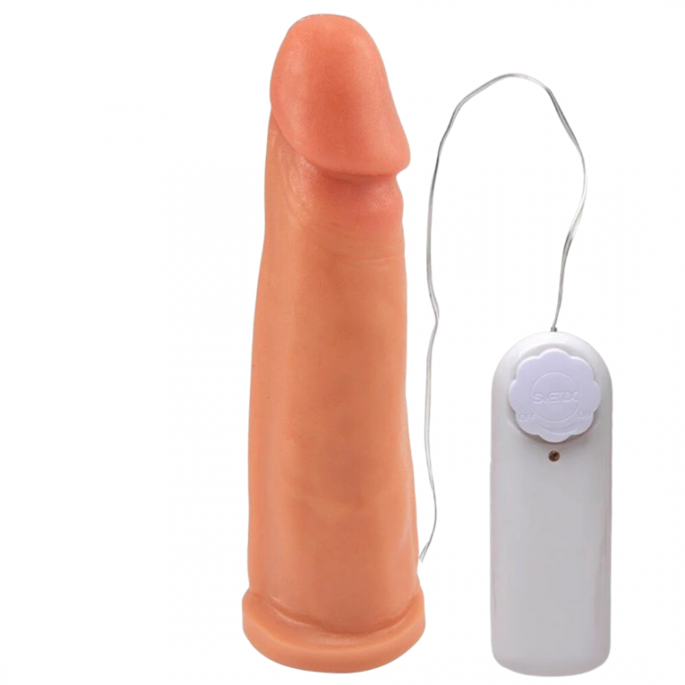 Pênis Realístico com Vibrador Bullet 16 x 4,1 cm Prazer e Cia: Sua Jornada ao Êxtase Real