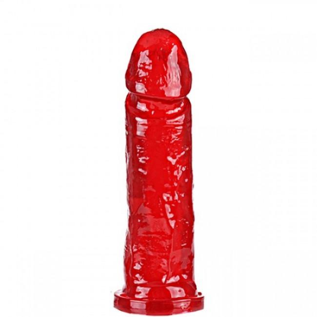 Pênis Realístico Maciço 17x4cm Cor TVermelho