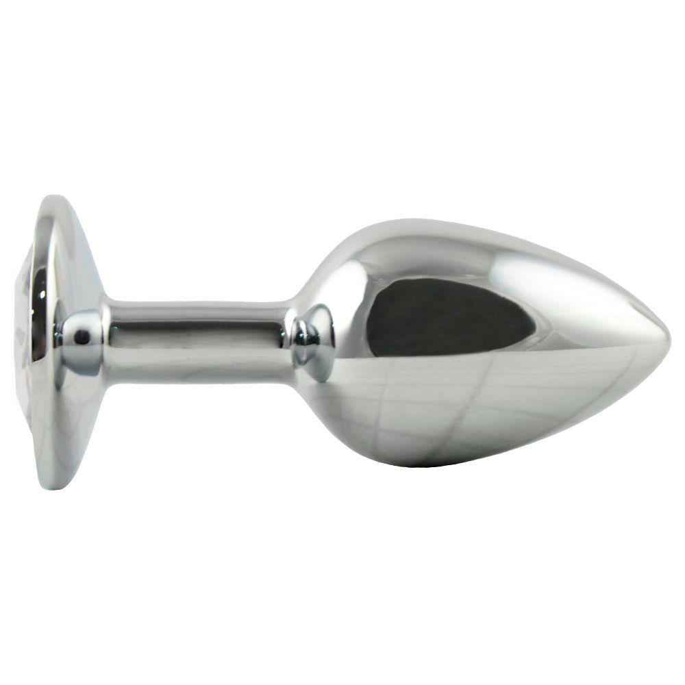 Plug Anal P Metal Pedra Diamante