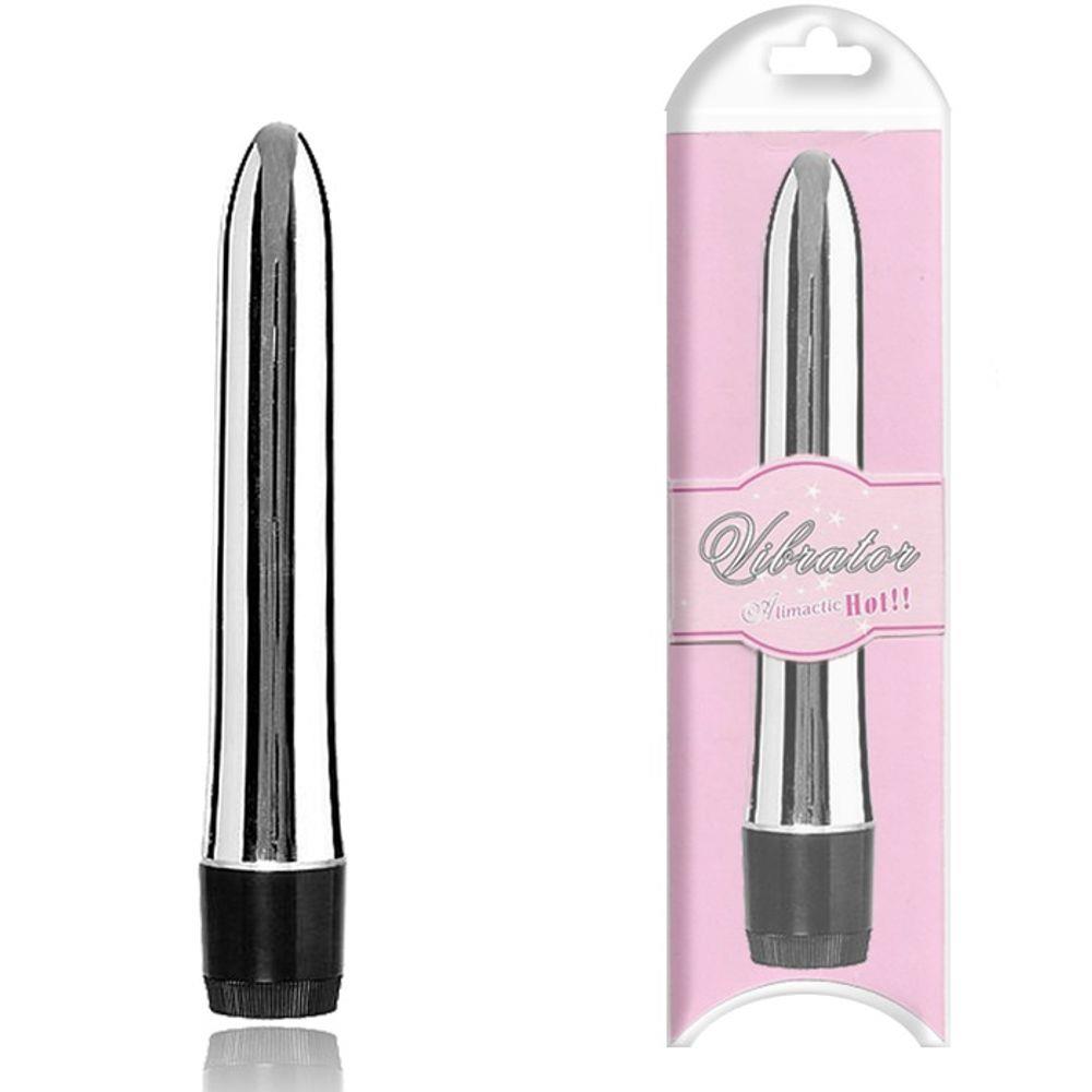 Vibrador Personal 17,5Cm Com Textura Canelada Importação