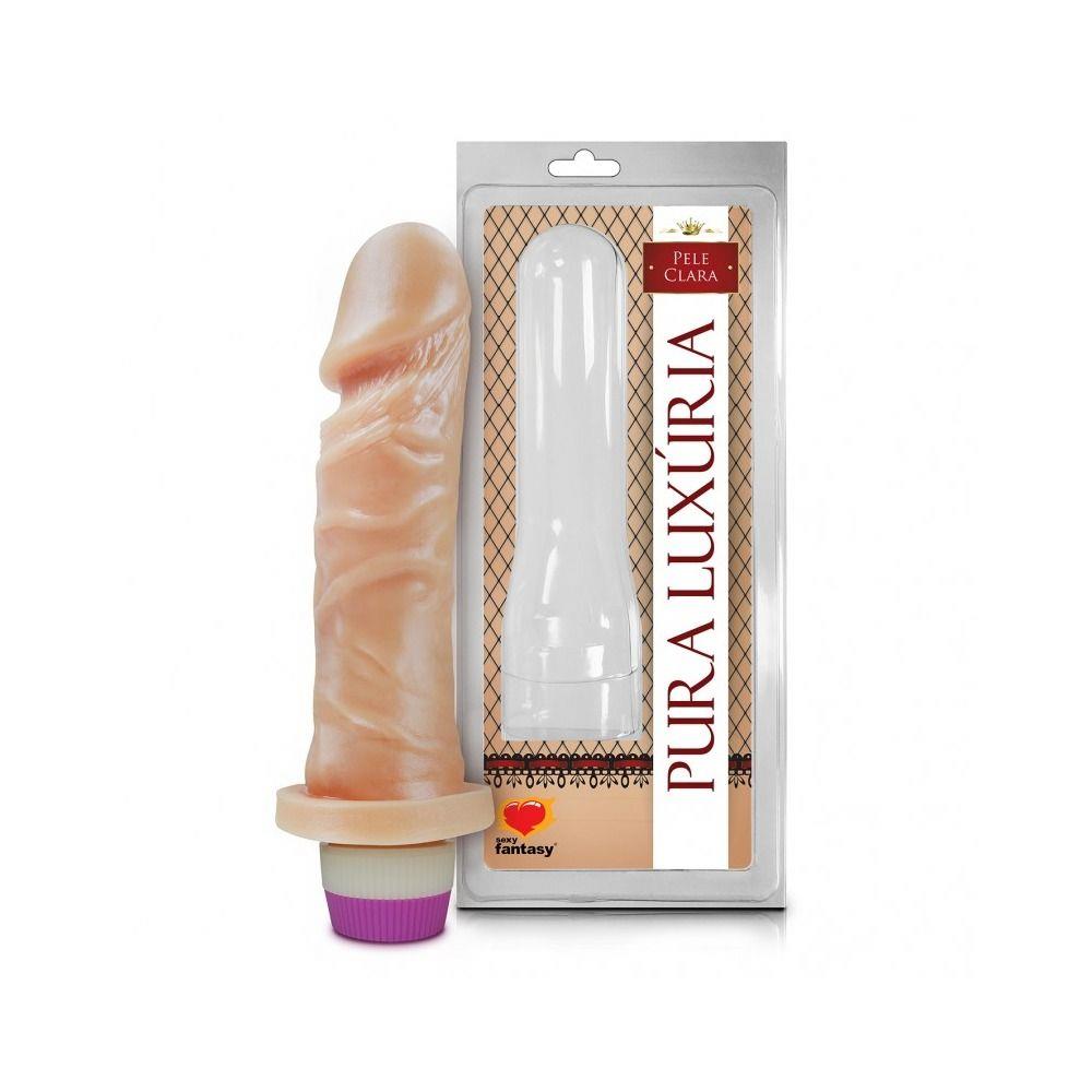 Prótese Com Vibro 15X3,8Cm Sexy Fantasy