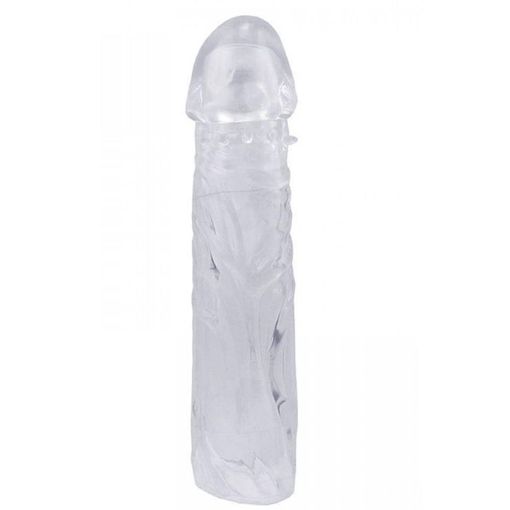 Capa Peniana Com Veias Transparente 12,8Cm