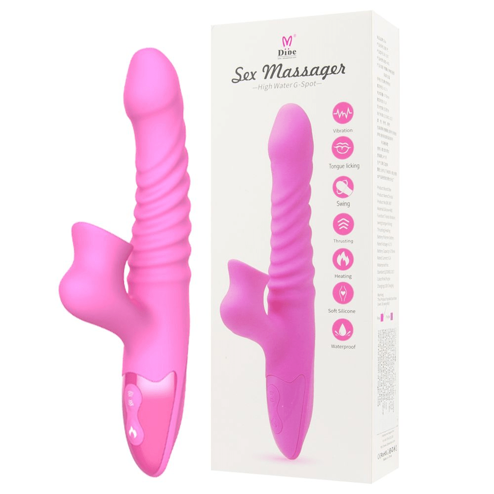 Vibrador Vai E Vem 7 Vibrações Sex Massager Dibe