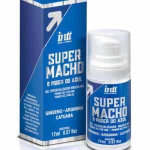 Gel Excitante Masculino Super Macho 17ml – Potência e Ereção