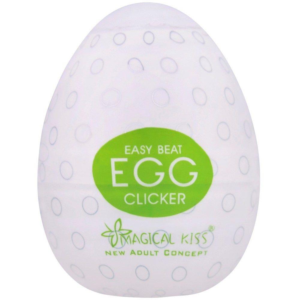 Egg masturbador masculino Clicker Magical Kiss silicone texturas variadas