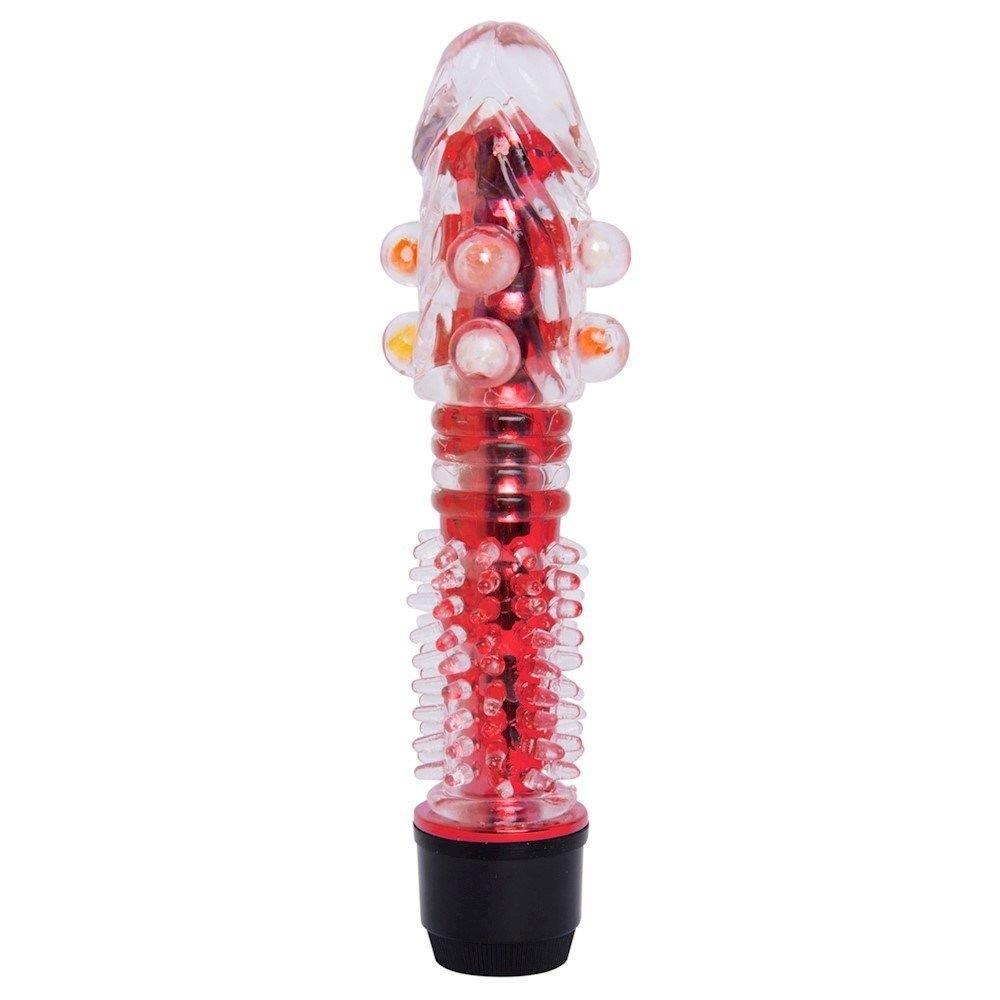 Vibrador Personal Vermelho Sensor Pérolas Gtoys