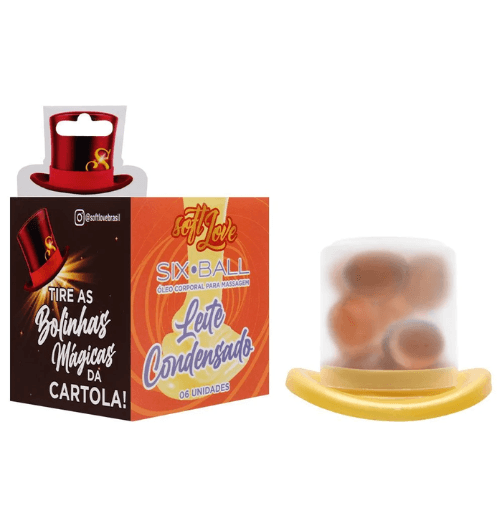 Bolinhas Beijáveis Leite Condensado For Sexy 6 unidades embalagem