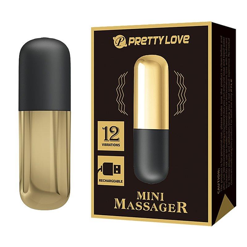 Bullet Mini - Pretty Love com 12 Modos de Vibração para Estimulação Clitoriana