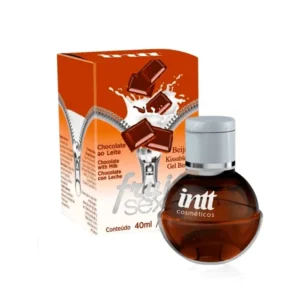Gel beijável sabor chocolate Fruit Sexy efeito quente 40g