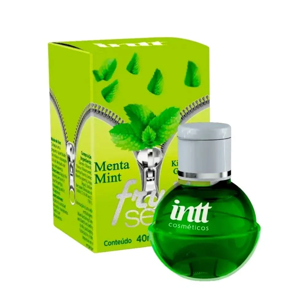 Gel beijável menta Fruit Sexy efeito quente 40g para sexo oral