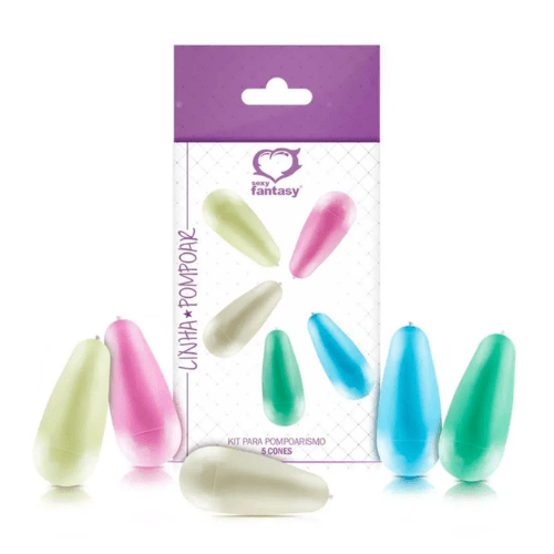 Kit para Pompoarismo com 5 Cones Sexy Fantasy