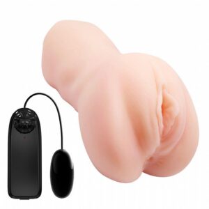 Masturbador Masculino Formato de Vagina - Pocket Pussy - Crazy Bull com Vibração e CyberSkin