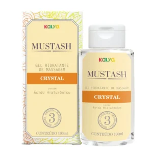 Gel Lubrificante Mustash Crystal Ácido Hialurônico 50ml
