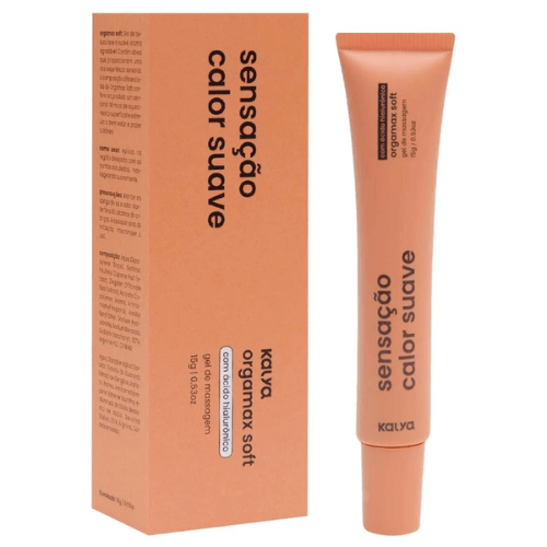 Gel excitante feminino Orgamax Soft 15g Kalya com Arginina