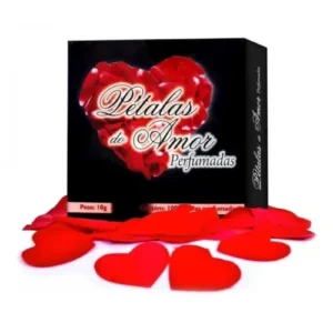 Pétalas Perfumadas de Rosas 100un Formato Coração - Garji