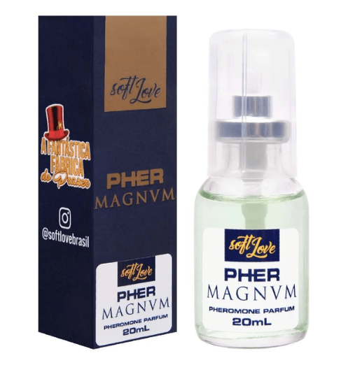 Perfume feromônio feminino Pher Magnvm 20ml Soft Love sedução
