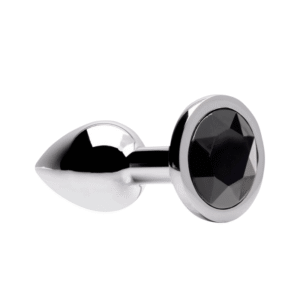 Plug Anal Aço Inoxidável M Preto - Estimulador para Dominação