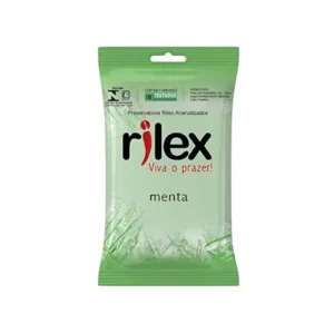 Preservativo Lubrificado Menta Rilex 3 Unidades