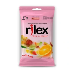Preservativo Aromatizado Tutti Frutti Lubrificado 3un Rilex