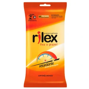 Preservativo Retardante Lubrificado Rilex 6 Unidades