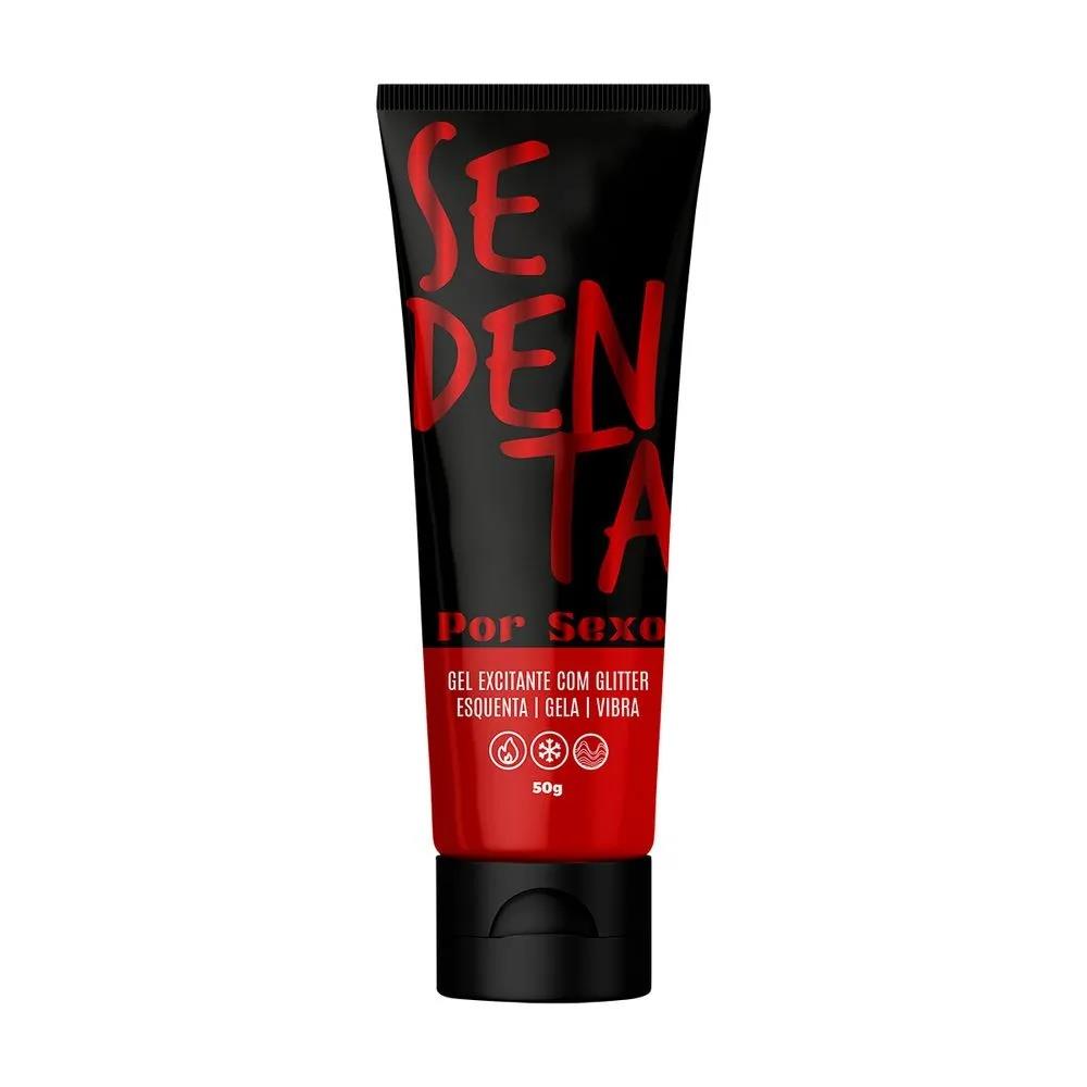 Gel excitante feminino Sedenta por Sexo esquenta gela e vibra 50g Pepper Blend