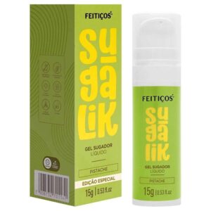 Gel Sugador Pulsador Pistache Sugalik Feitiços 15g