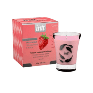 Vela de Massagem Beijável Sabor Morango 40g