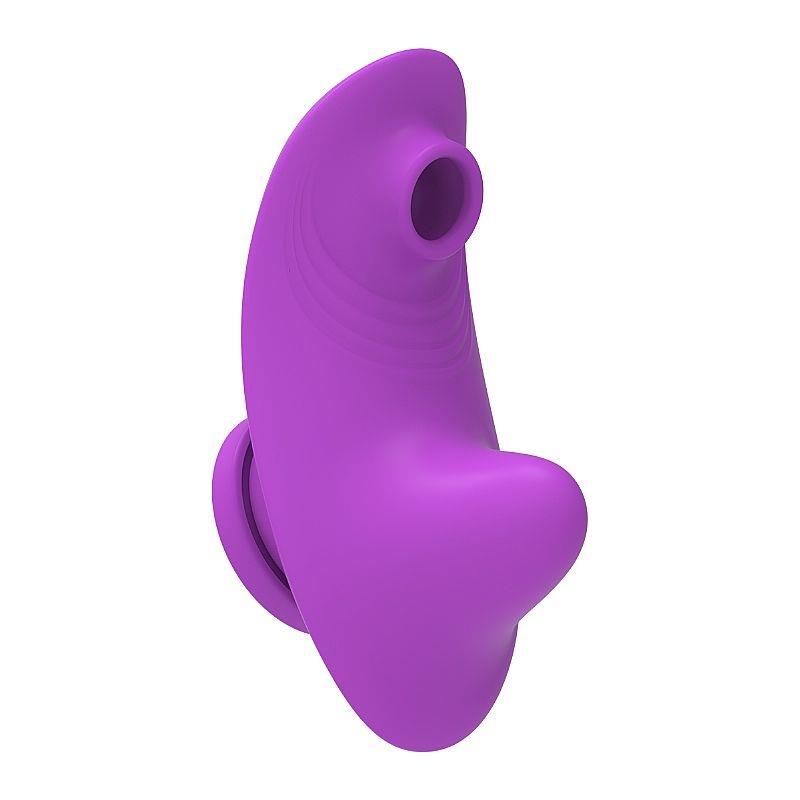 Vibrador de Calcinha Roxo com Pulsação - Suction Vib ALWUP