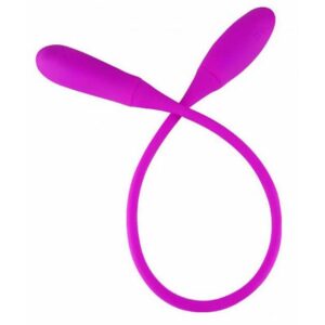 Vibrador de Ponto G e Clitóris com Dedilhar - Duas Pontas - Snaky - Pretty love