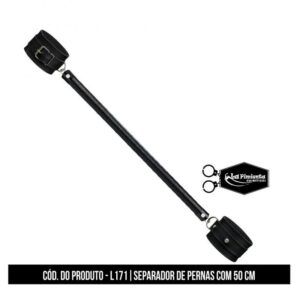 Separador de pernas BDSM Premium 50cm para bondage e dominação