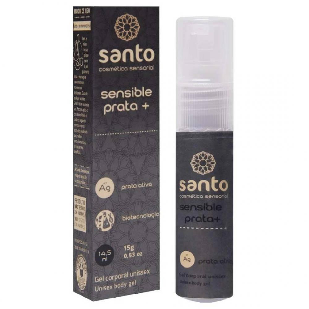 Gel anal dessensibilizante Sensible Prata+ 15g Santo - KMV Sex Shop Salvador