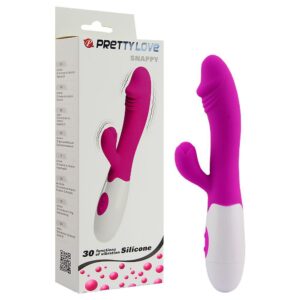 Vibrador Snappy Pretty Love - 30 Vibrações, Estimulador Clitoriano Floral, Duplo Motor