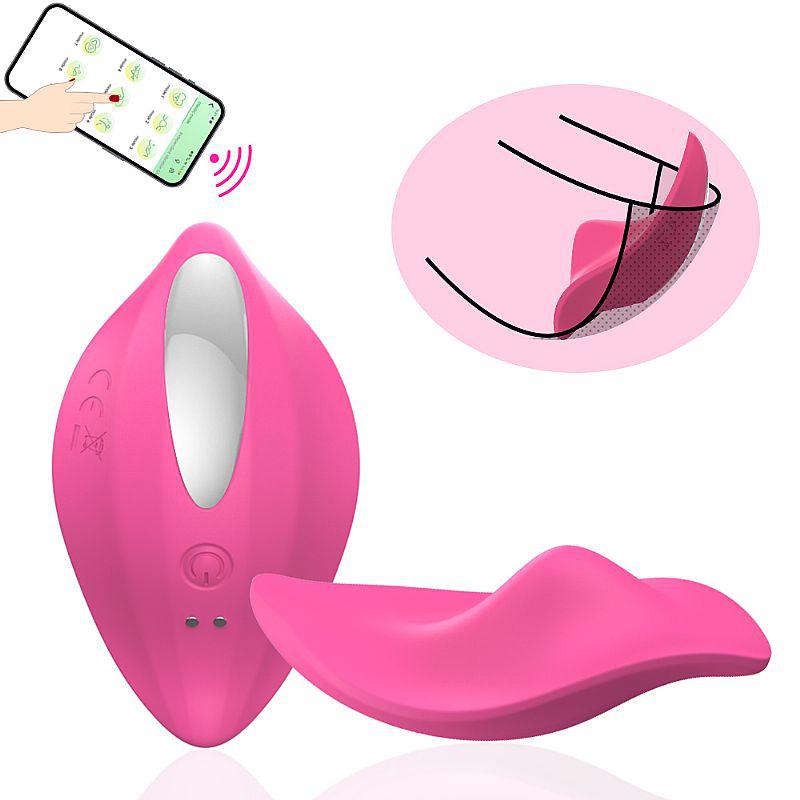 Vibrador de Calcinha Cor Pink - Recarregável - Paname - SI - APP